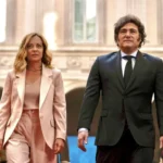 Milei junto a Meloni